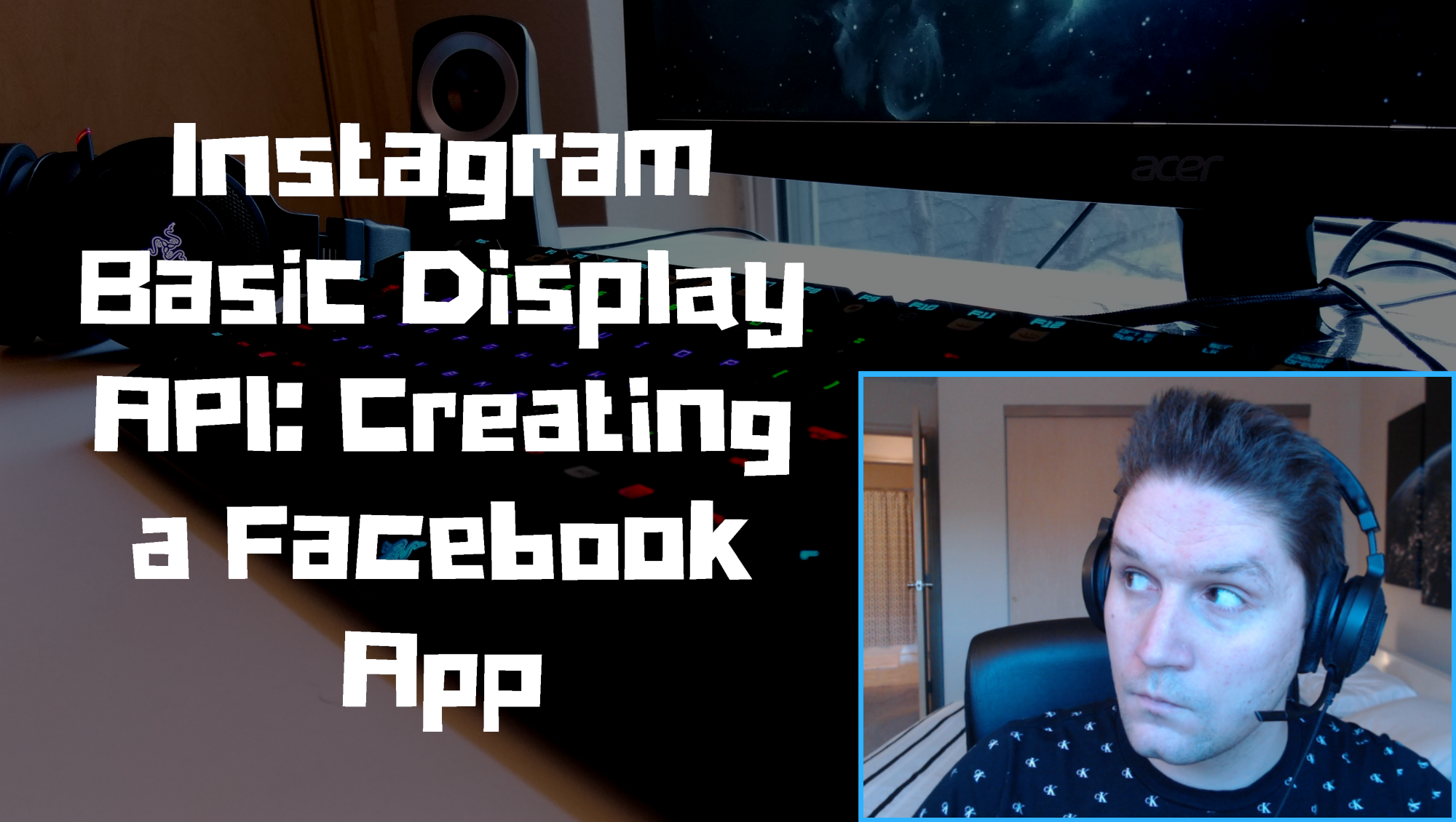 Instagram basic display api: creating a facebook app