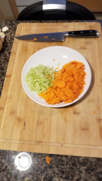 Chop Up 2 Large Carrots