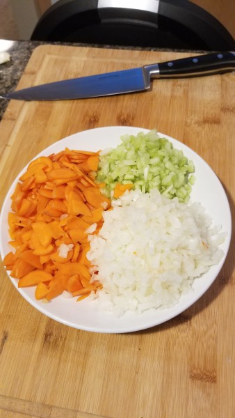 Mince Large Yellow Onion