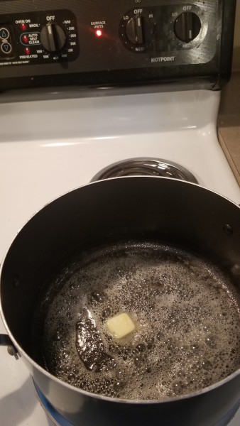 Melt 2 Tablespoons of Butter