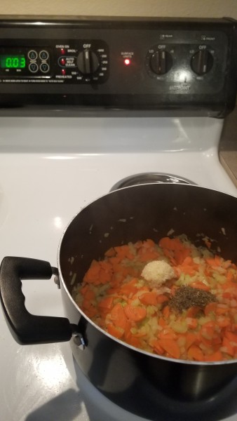 Add Thyme & Minced Garlic