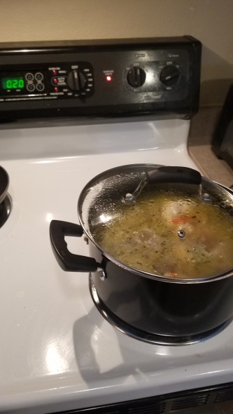 Cover on Medium Low for 20 Minutes