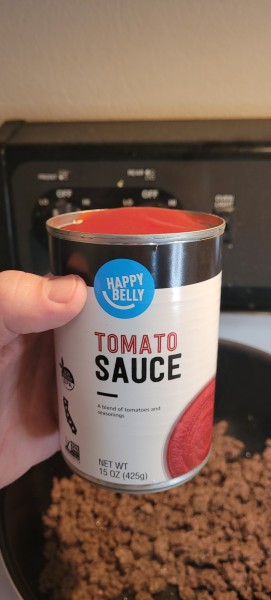 Add 1 Can Tomato Sauce (15oz)