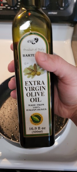 Add 1 tbsp Olive Oil to Skillet