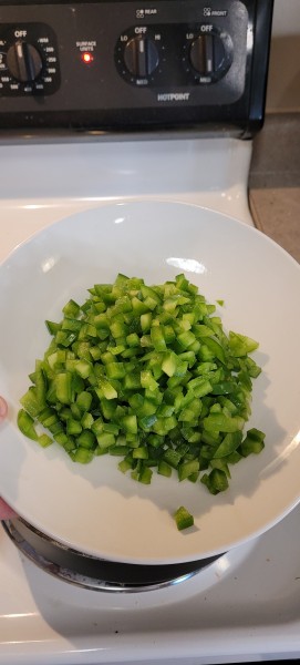 Add 1 Chopped Green Pepper