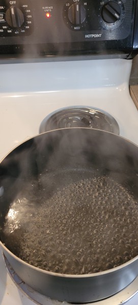 Boil Water in another Large Pot