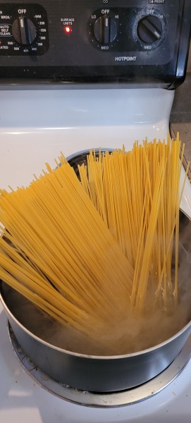 Cook Spaghetti (about 11 min)