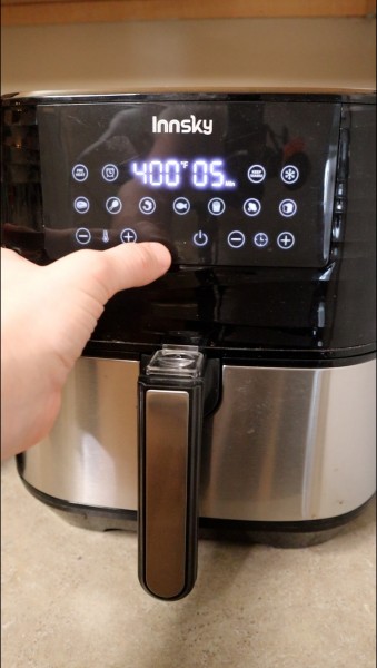 Pre Heat Air Fryer to 400 Degrees
